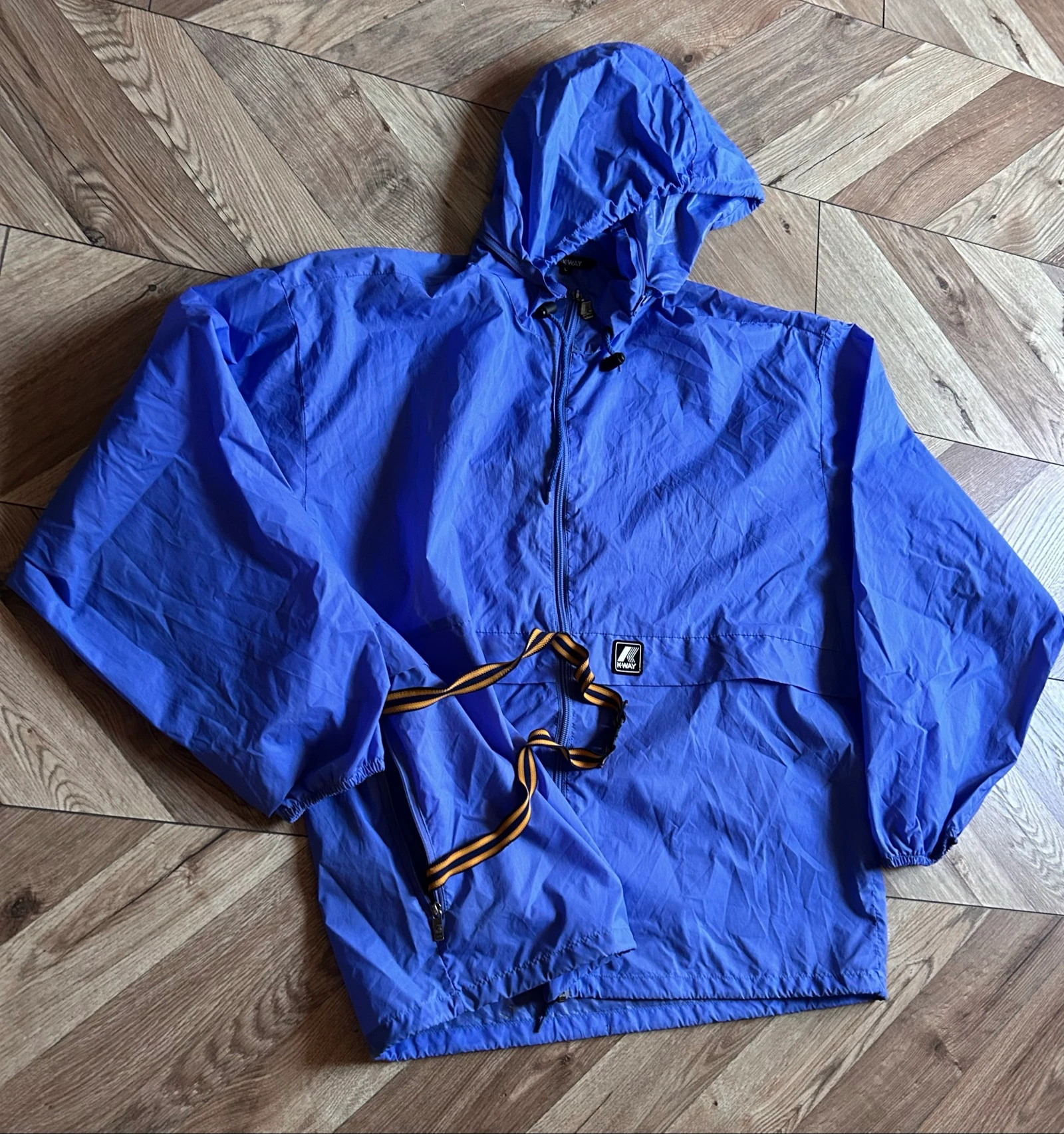 Vintage blue purple windbreaker – photo 9